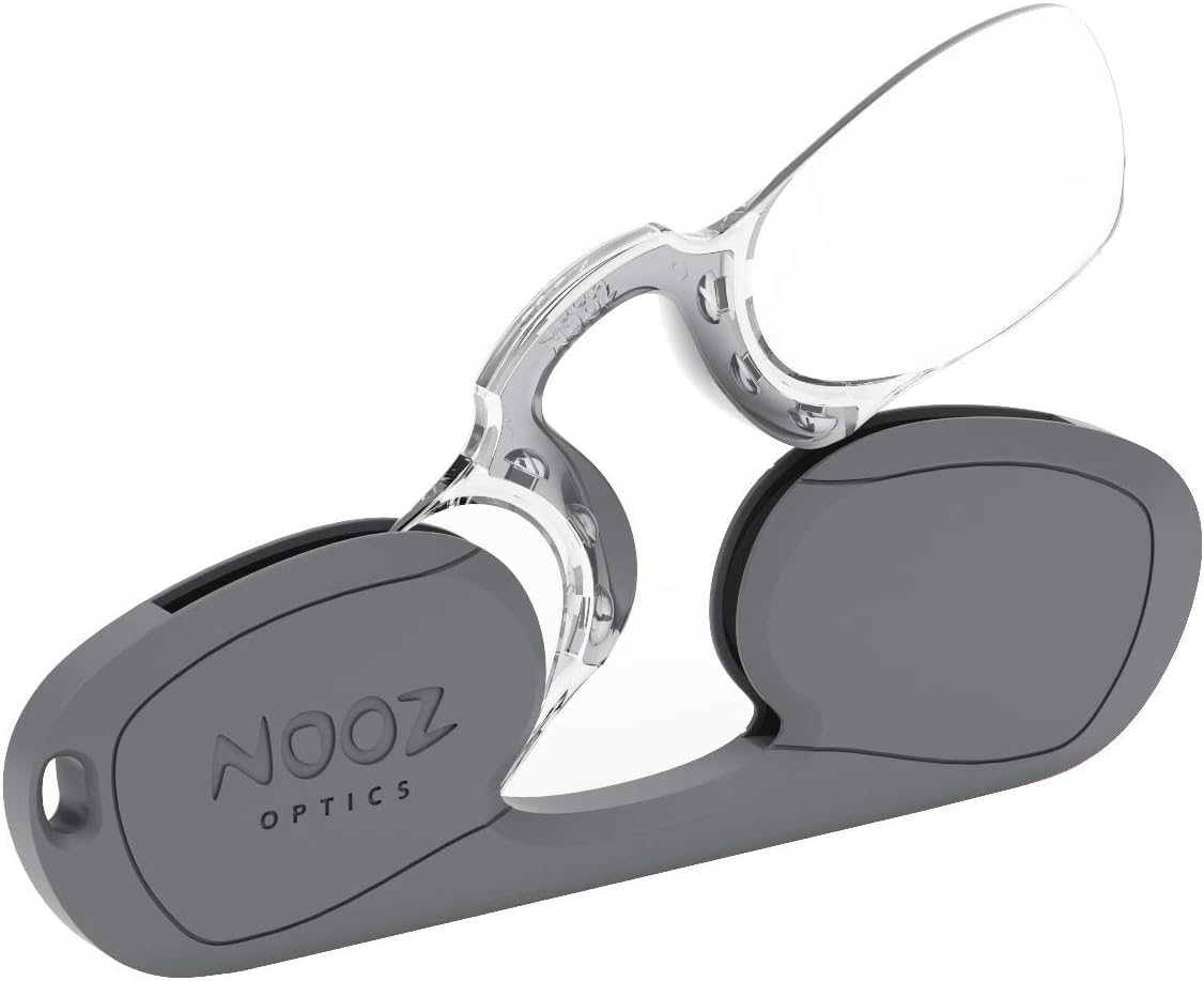 NOOZ Optics Armless Reading Glasses - Rectangular Shape - 6 colors and 5 corrections