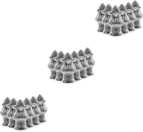 Housoutil 18 piezas de lámpara de araña con tapa de rosca, pantalla vintage, remates, lámpara de bala, pantallas de lámpara de pie para lámparas de