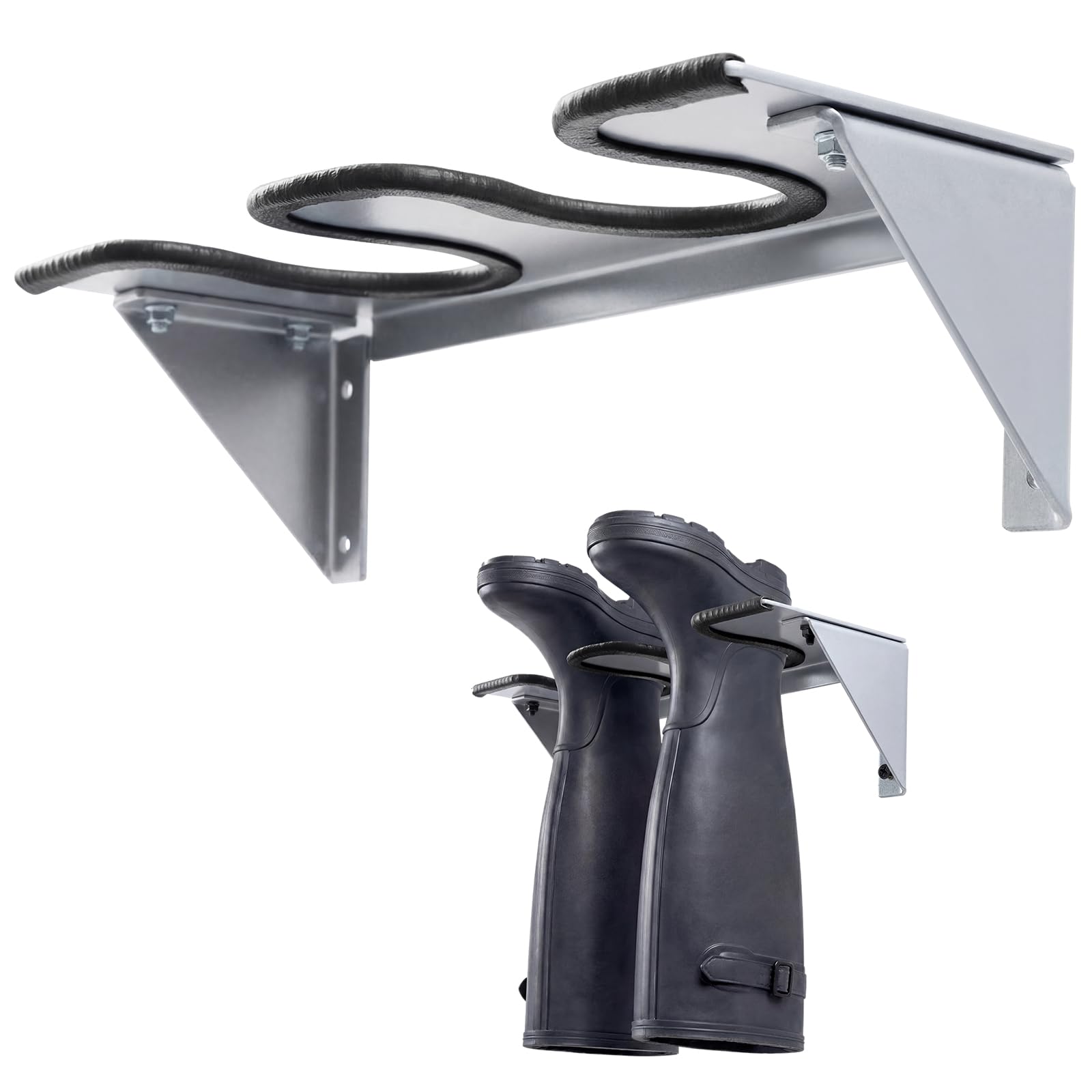 Zonon Wader Hanger Steel Boot Hanger Wall Mount