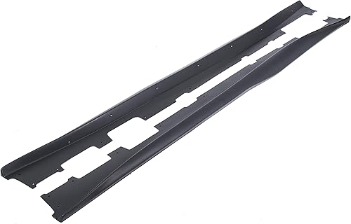 Miniatura 4 de HECASA Faldas laterales de repuesto compatibles con Chevy Chevrolet Camaro LTLSRSSS modelos ZL1 estilo Rocker Panel de extensión Kit de cuerpo