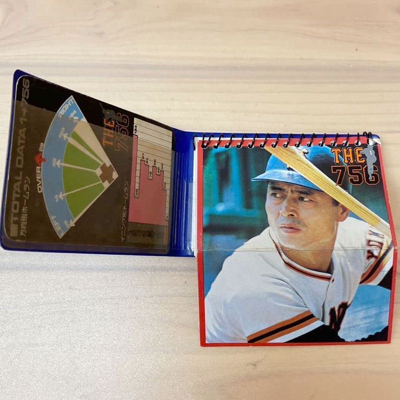 王貞治　756 ホームランデータ　ノート　未使用 Amazon.co.jp: ！ 王貞治 756 ホームランデータノート プロ野球