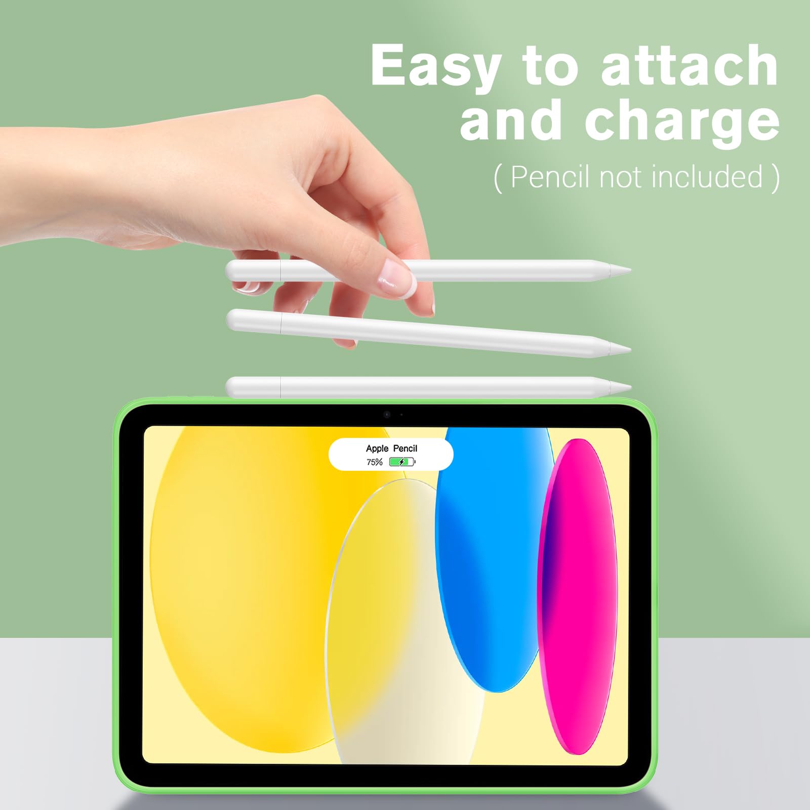 Case For IPad (A16) 11th Generation 11 Inch 2025,for IPad 10th Generation 10.9 Inch 2022,Clear TPU Shockproof Stand Bumper Back Cover Transparent Case - View #3