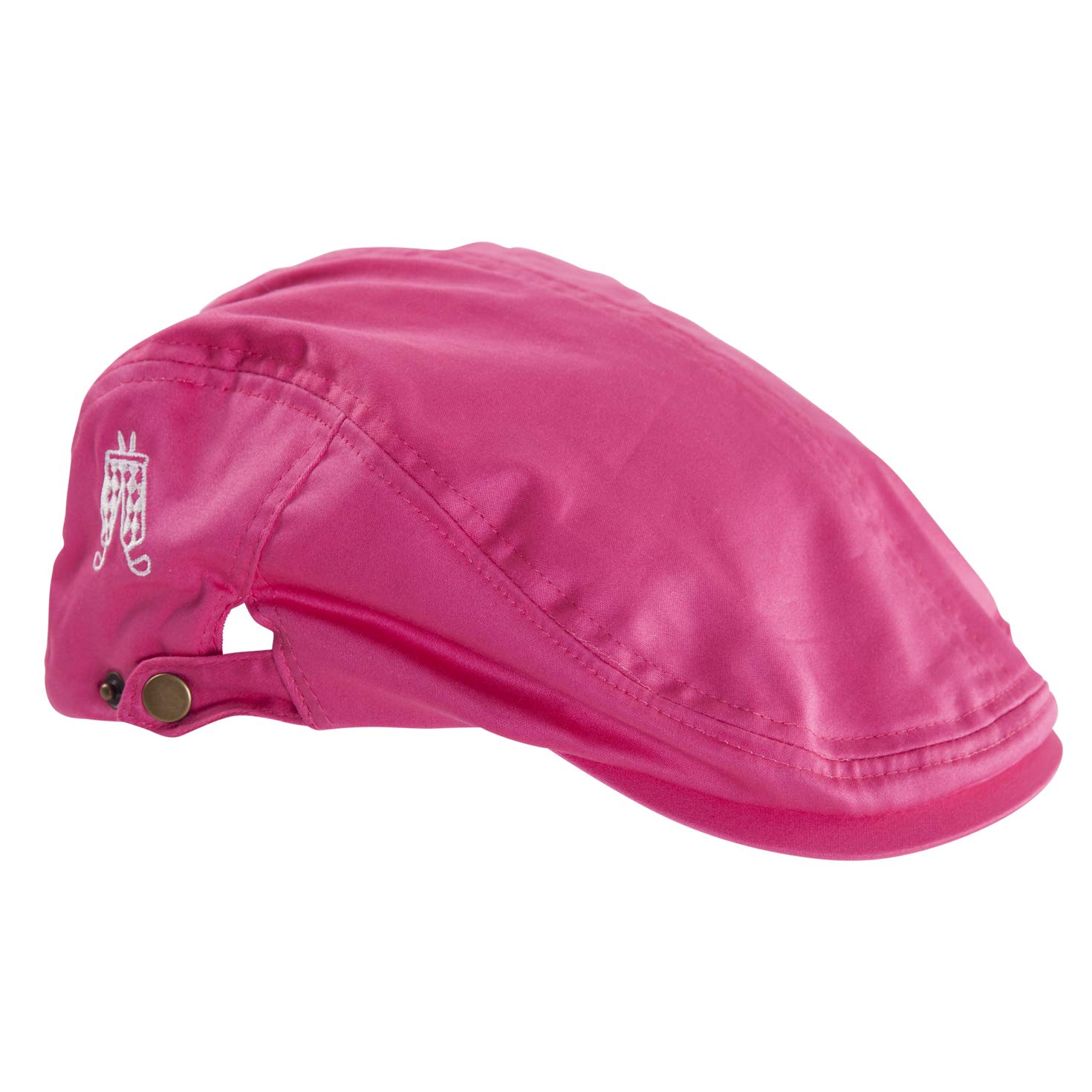 Royal & Awesome Pink Ticket Funny Golf Flat Cap, Bold Pink Novelty Golf Hat for Men, One Size