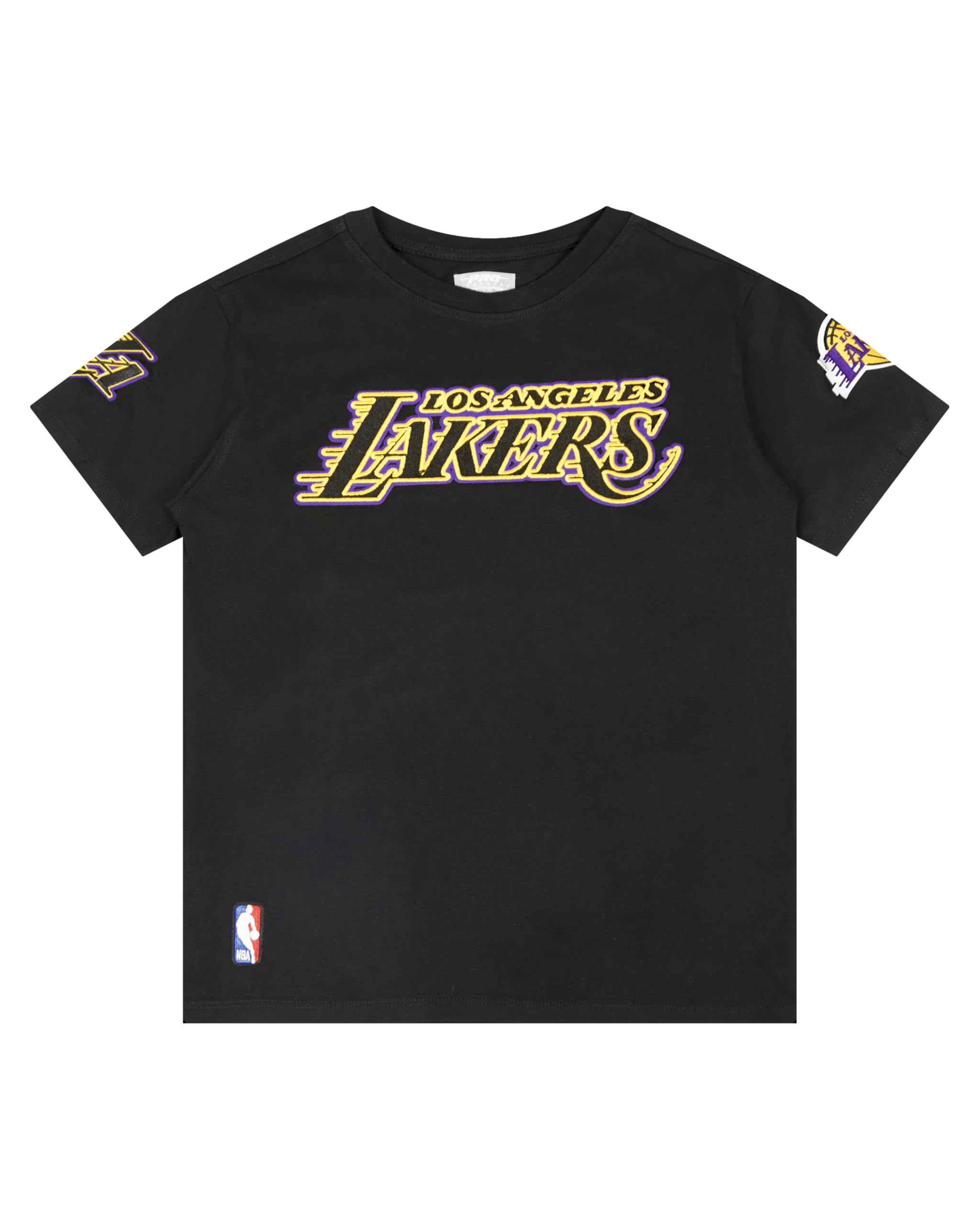 Pro Standard Big Boys NBA Los Angeles Lakers Classic Chenille Short Sleeve Tee Black L