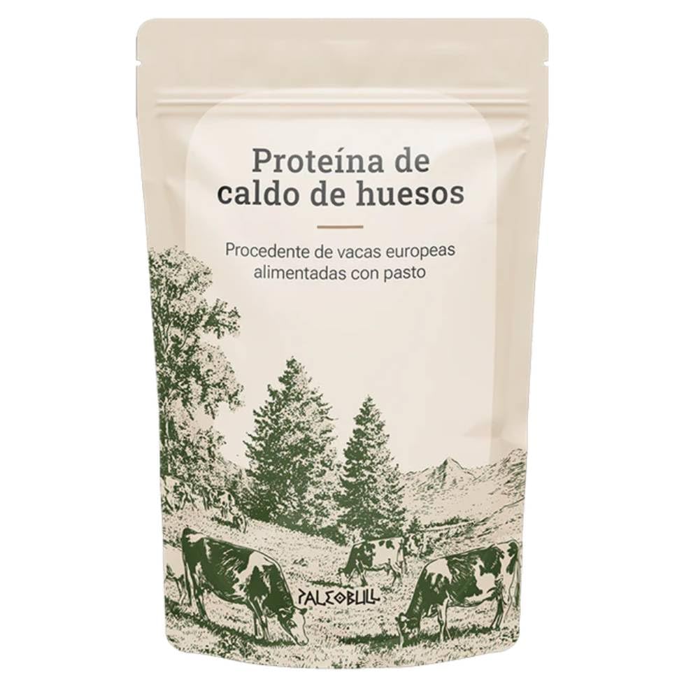 Proteína de Caldo de Huesos Paleo bull 300 g, caldo en polvo de bovino alimentado con pasto, alto en proteínas, listo para reconstituir, ideal para sopas, salsas y guisos