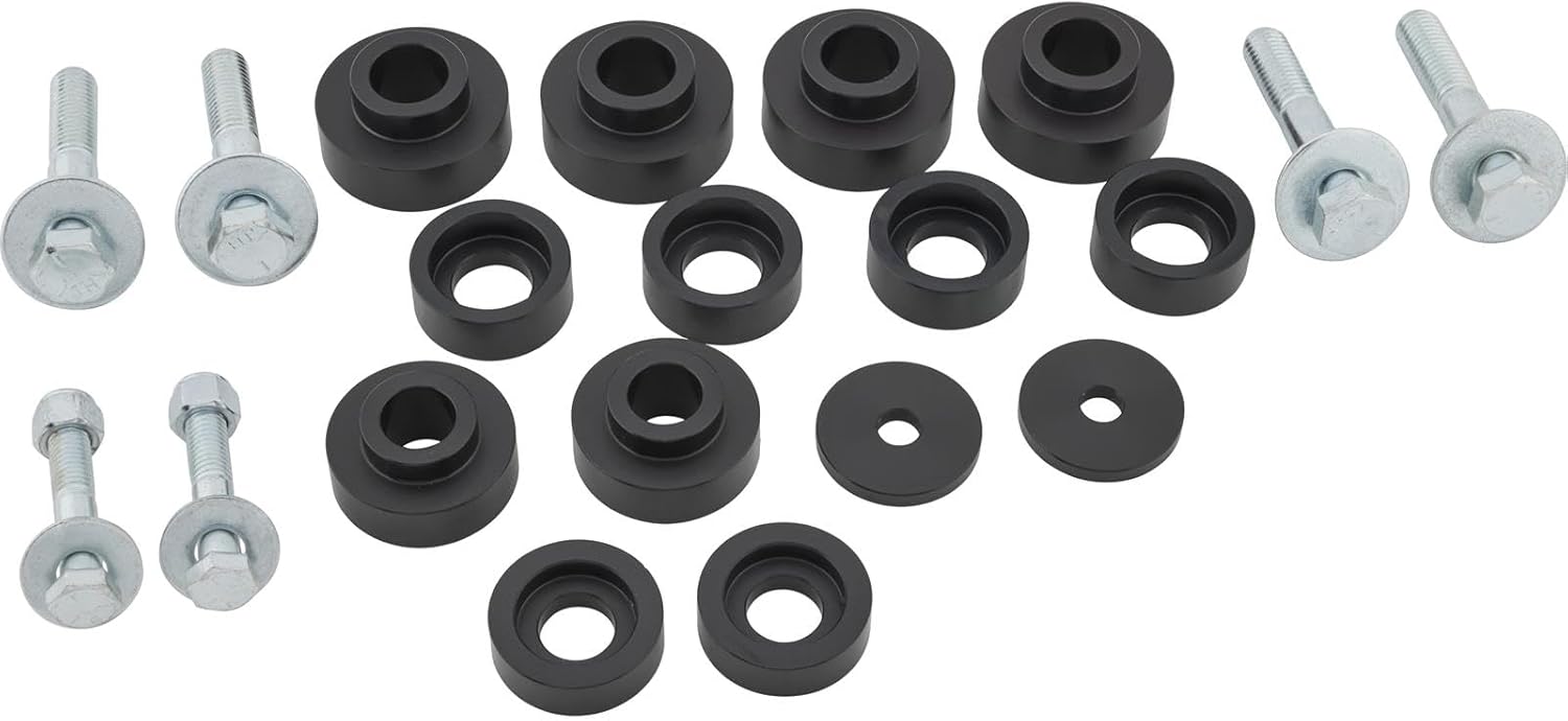 Solid Aluminum Body Mount Bushing Kit