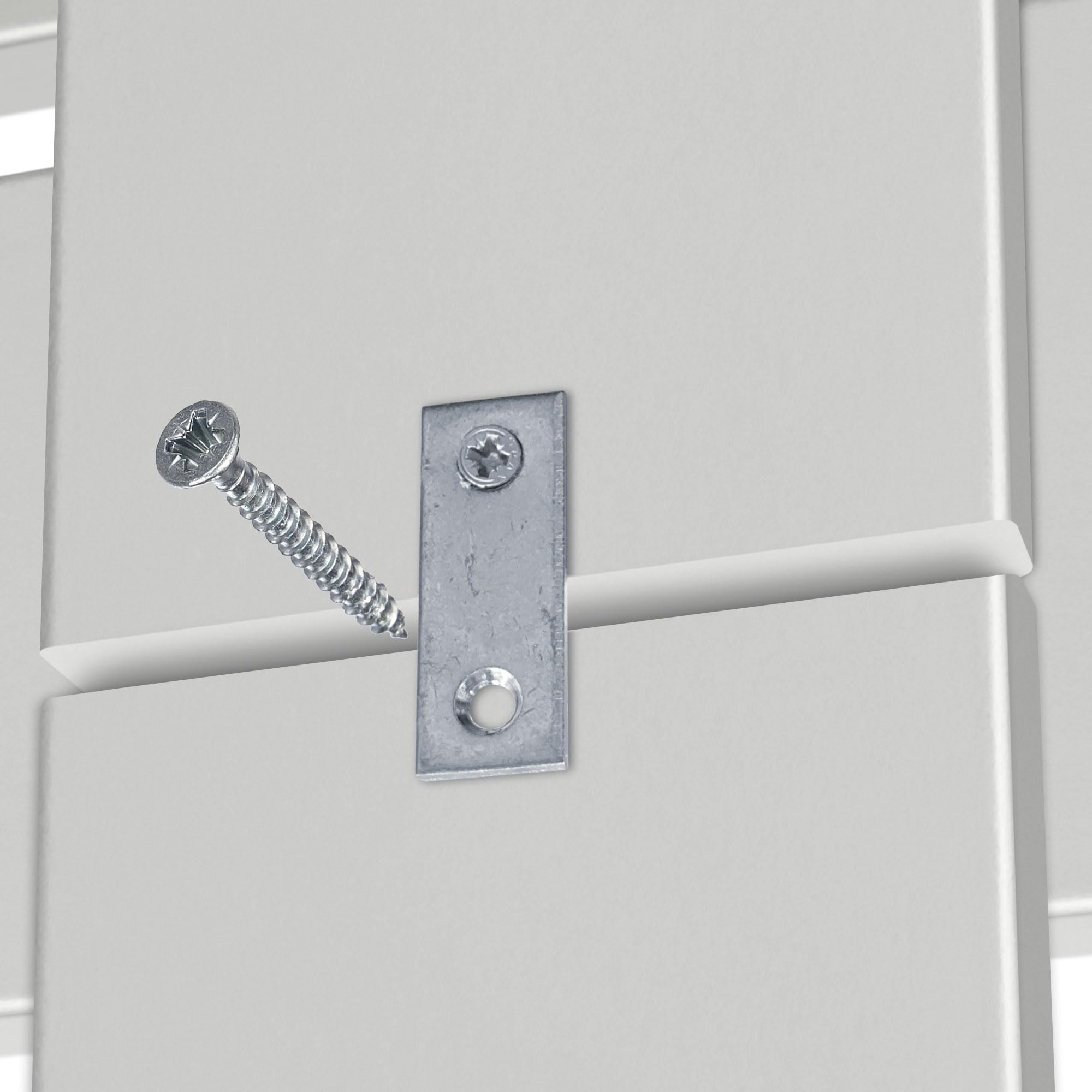 DHOME Testiera in Legno Riciclato MDF Orizzontale Larga con Gambe per Letto con Pallet Ferramenta Inclusa (160x115 Orizzontale Larga, Bianco)