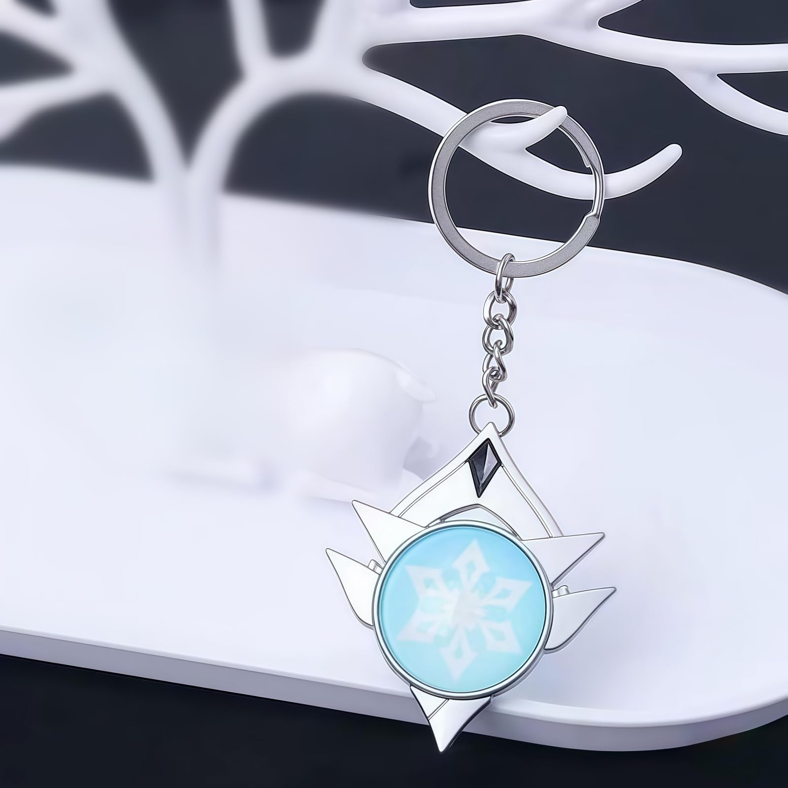 Amazon.co.jp: Sizuuenn スネージナヤ 氷元素 神の目 キーホルダー