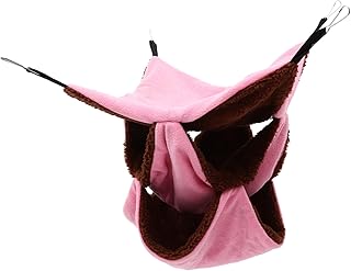 GRIRIW Animal De Estimação Ninho De Algodão Quente Decoração Gaiola Chinchila Rede Pendurado Esconderijo De Porquinho Da Índia Ninho De Esquilo Cama De Rede De Porquinho Da Índia Cama De