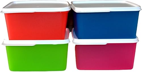 Aspiration's Tupperware Keep Tab Mediano - 1.2 L - Juego de 4 (el color puede variar)