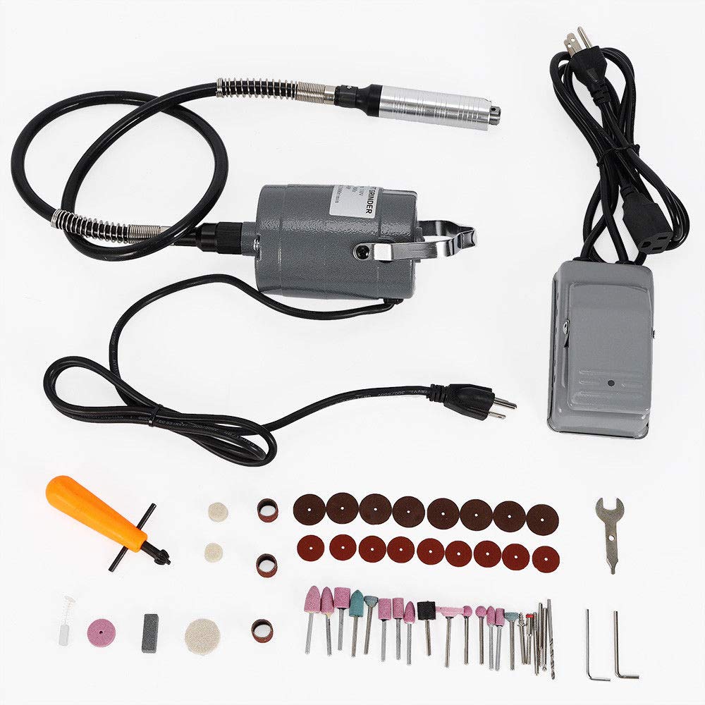 Buy 55pc Electric Flexible Shaft Die Carving Grinder Rotary Tool
