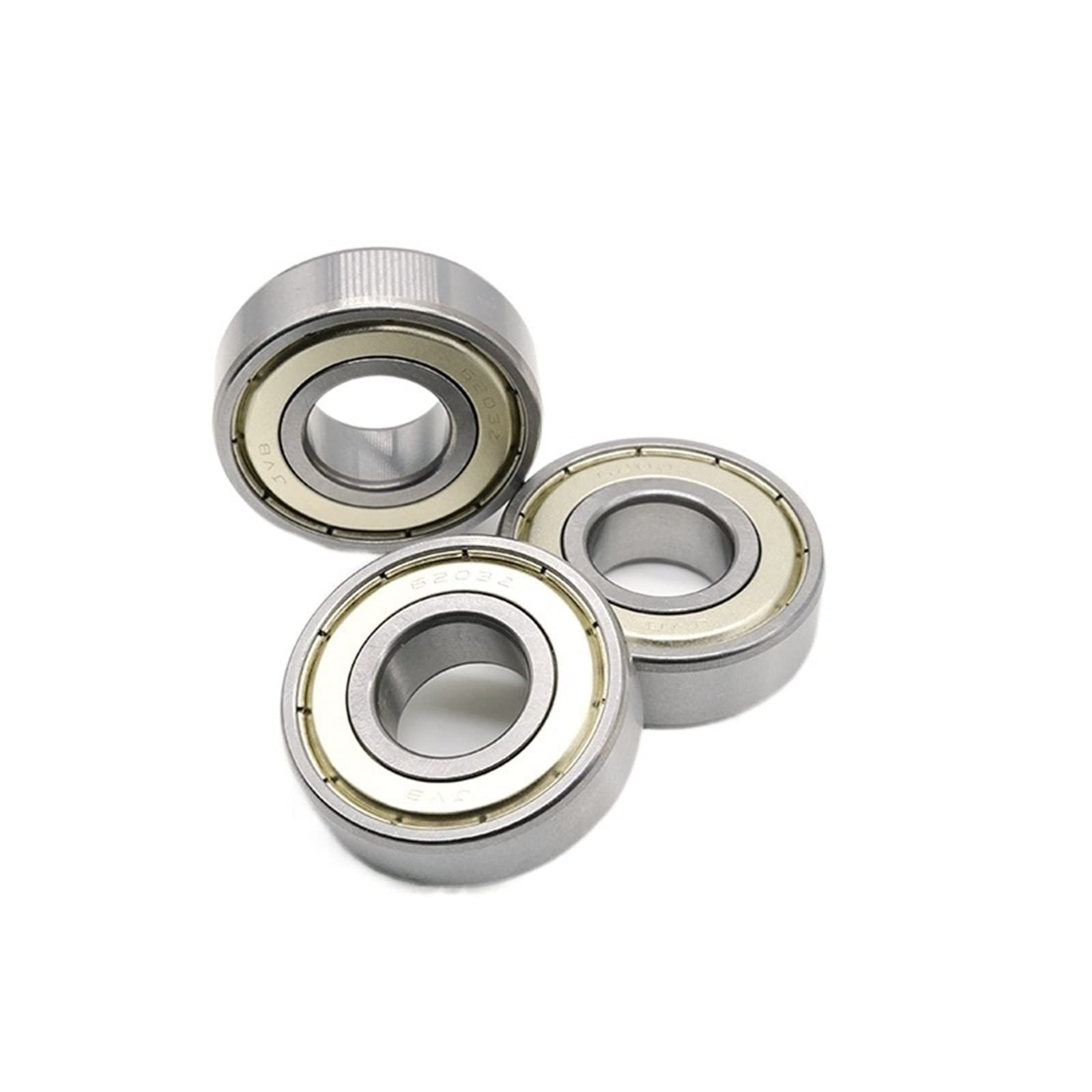 Rodamientos de Bolas sellados de Goma Doble 4pcs 6203ZZ 17x40x12mm ABEC-7 Rodamientos rígidos de Bolas