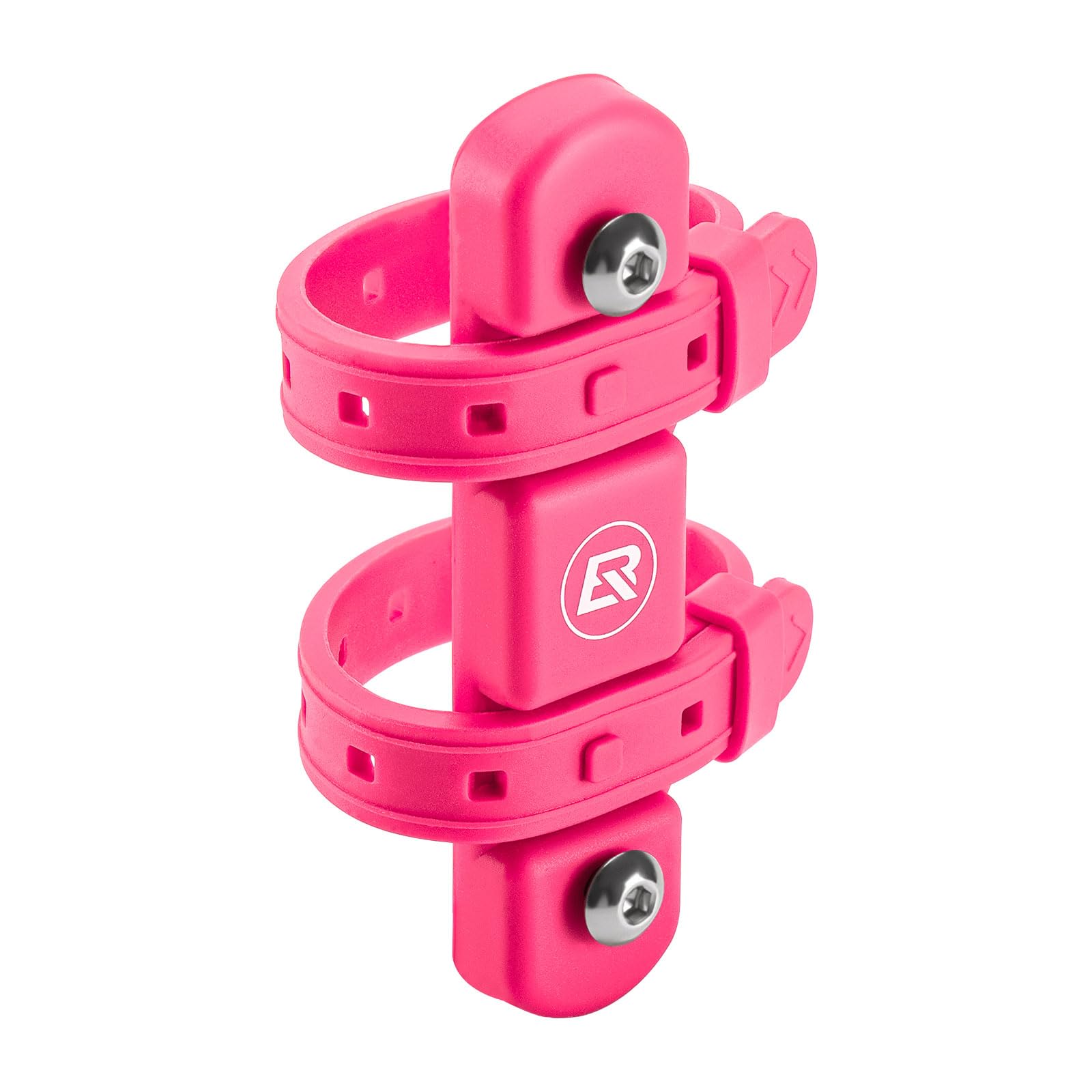 Adaptateur Porte-bidon ROCKBROS – Fixation Universelle – Silicone Anti-rayures – Colliers De Serrage Inclus – VTT, Route, Descente