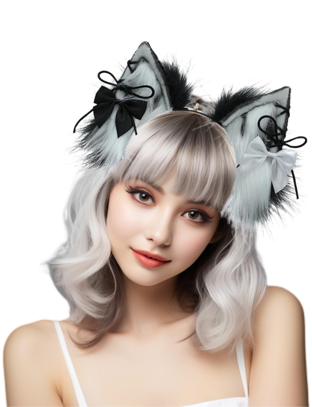 VIGVAN Animal Cosplay Ears Fox Punk Cross Headbands