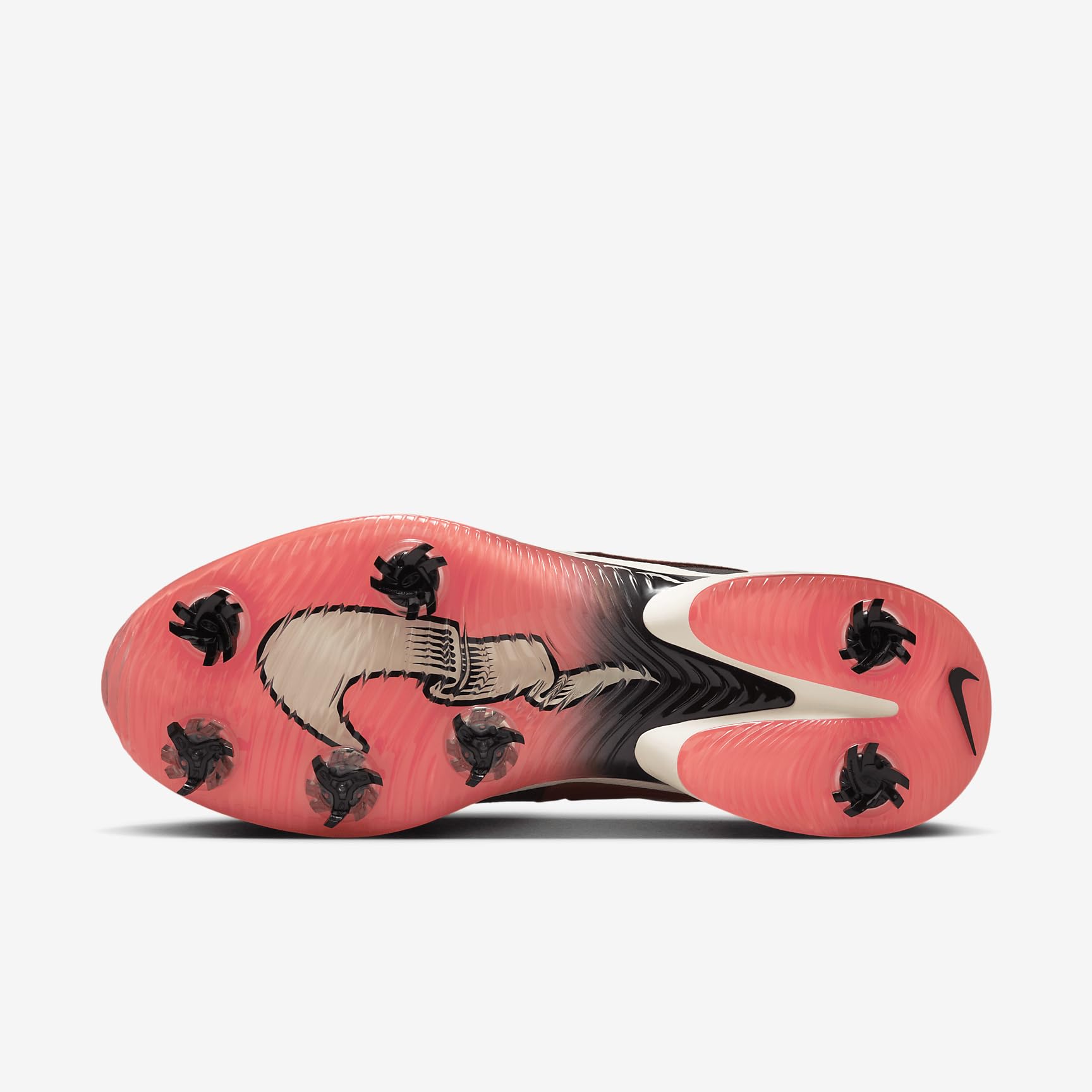 Nike Team Hustle D 11 (FQ8307-300, Cargo Khaki/Black/Hot Punch/Light British Tan) Size 9