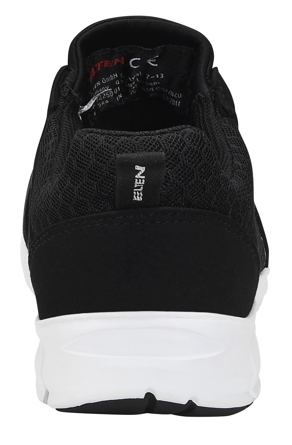 ELTEN Buty robocze MAIDU Black Low O1, damskie i męskie, tekstylne, lekkie, sportowe, czarne/białe, czarny, 46 EU