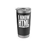 I Know HTML How To Meet Ladies - Web Developer Funny Stainless Steel Insulated Tumbler
