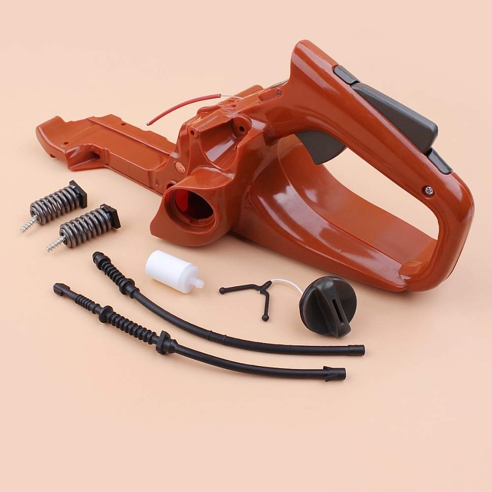 Kit de manija Trasera para Tanque de Combustible Compatible con motosierras de Gasolina 450 450E 445 445E de Repuesto 525862104, 525862101