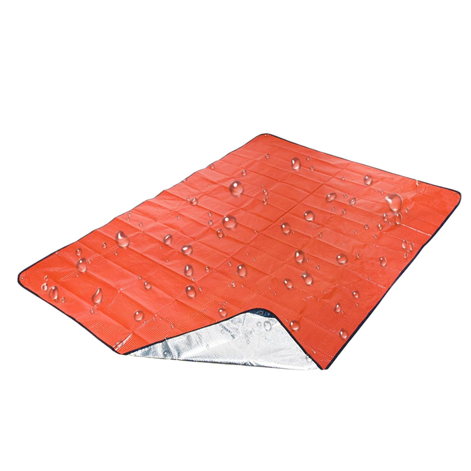 Couverture thermique de survie bâche réfléchissante isolée pour voyage voiture et randonnée