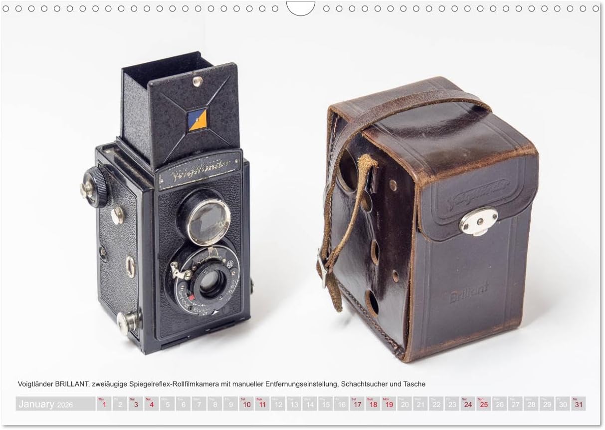 Old and not so old cameras, US-Version (Wall Calendar 2026 DIN A3 Landscape), CALVENDO 12 Month Wall Calendar