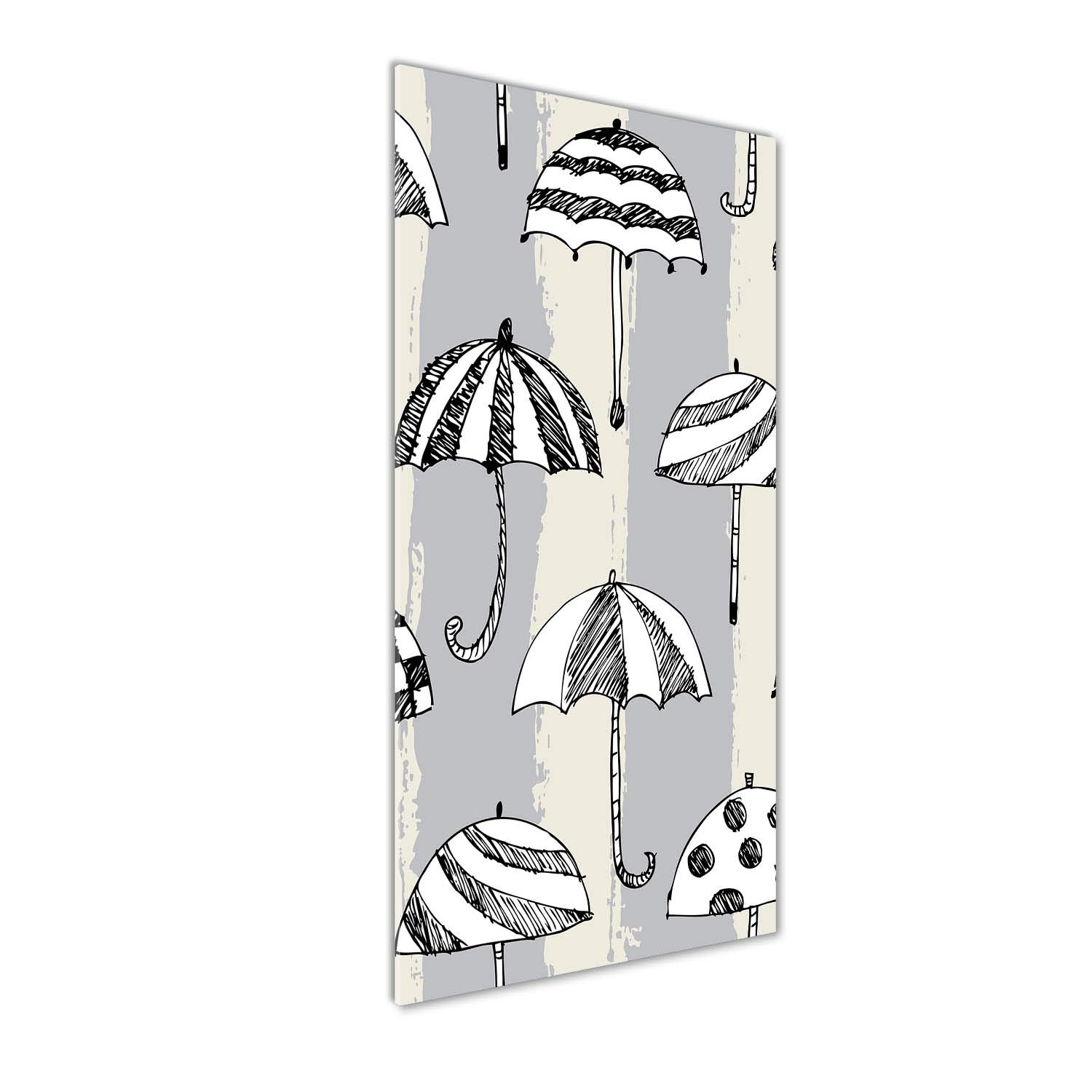 Mural art acrylique de prestige 50x125 tableau gris design