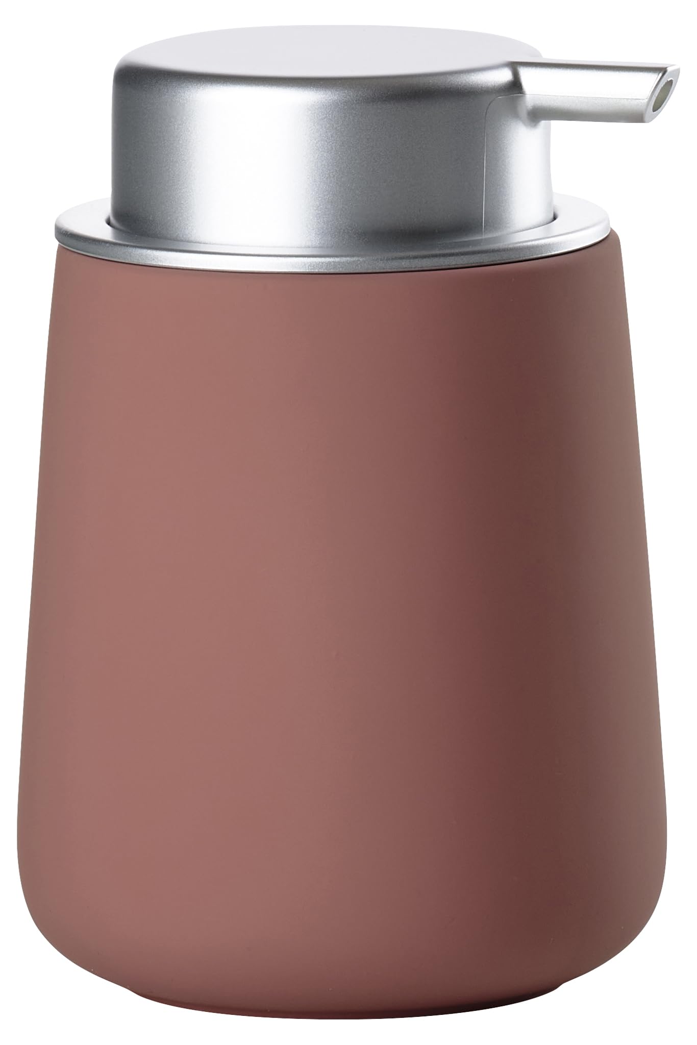 Zone Denmark Nova Soap Dispenser Diameter 8 x 11.5 cm 0.25 Litres Peach Red
