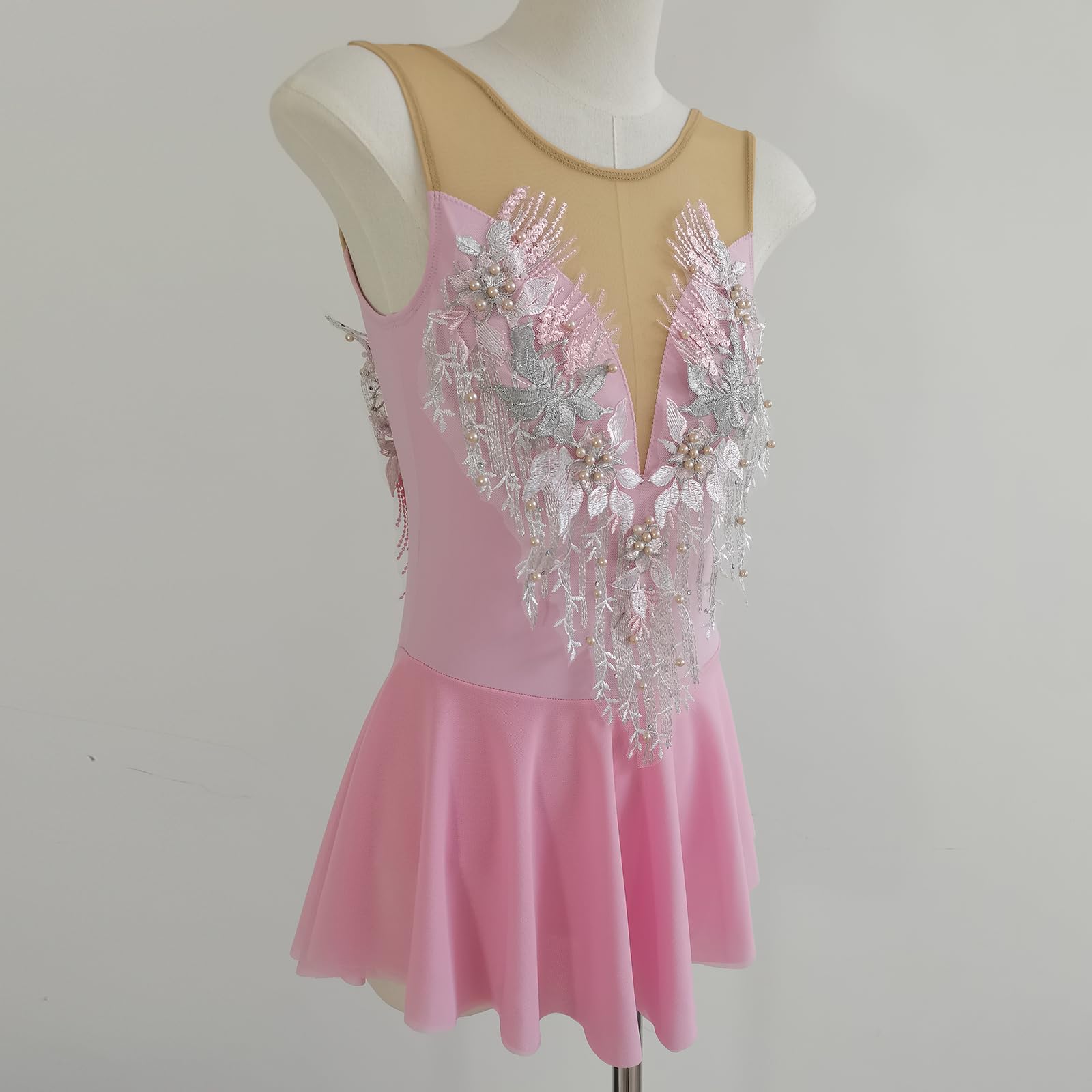 LIUHUO Eiskunstlaufkleid für Mädchen, Kinder und Erwachsene, Trainingsleistung, acht Stile