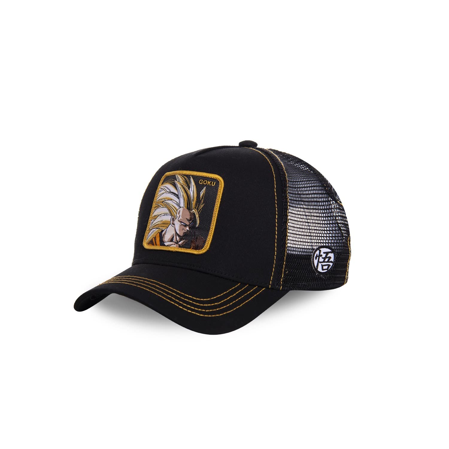 Capslab Son Goku Super Sayajin Trucker Cap Dragon Ball Z Black - One-Size