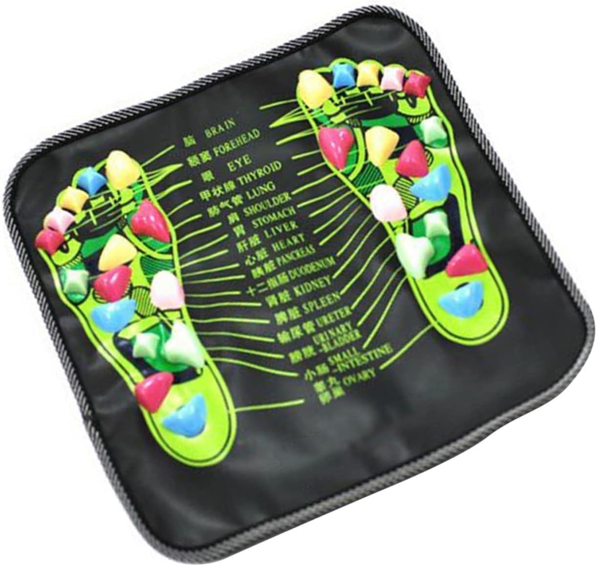 SECFOU Cobblestone Foot Mat Foot Circulation Stimulator