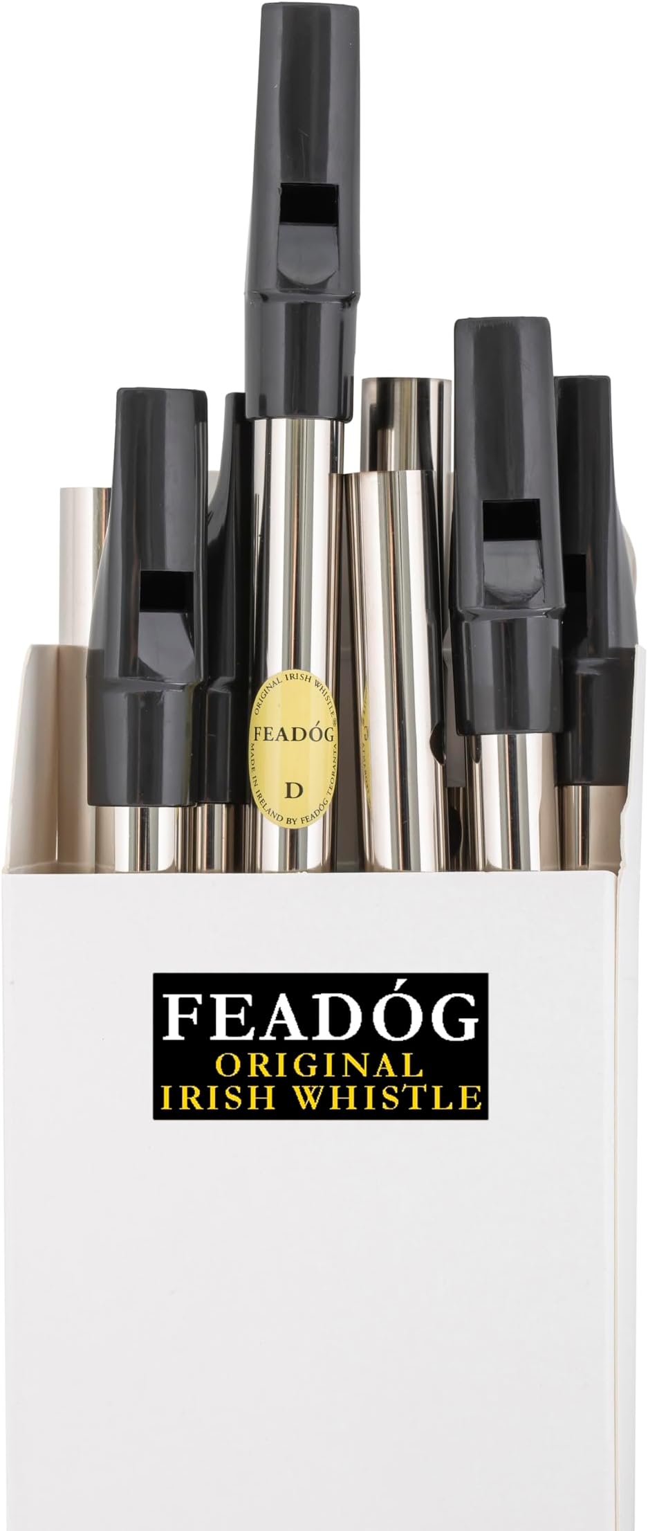 Feadog Nickel D Whistles (Box of 10) FW10