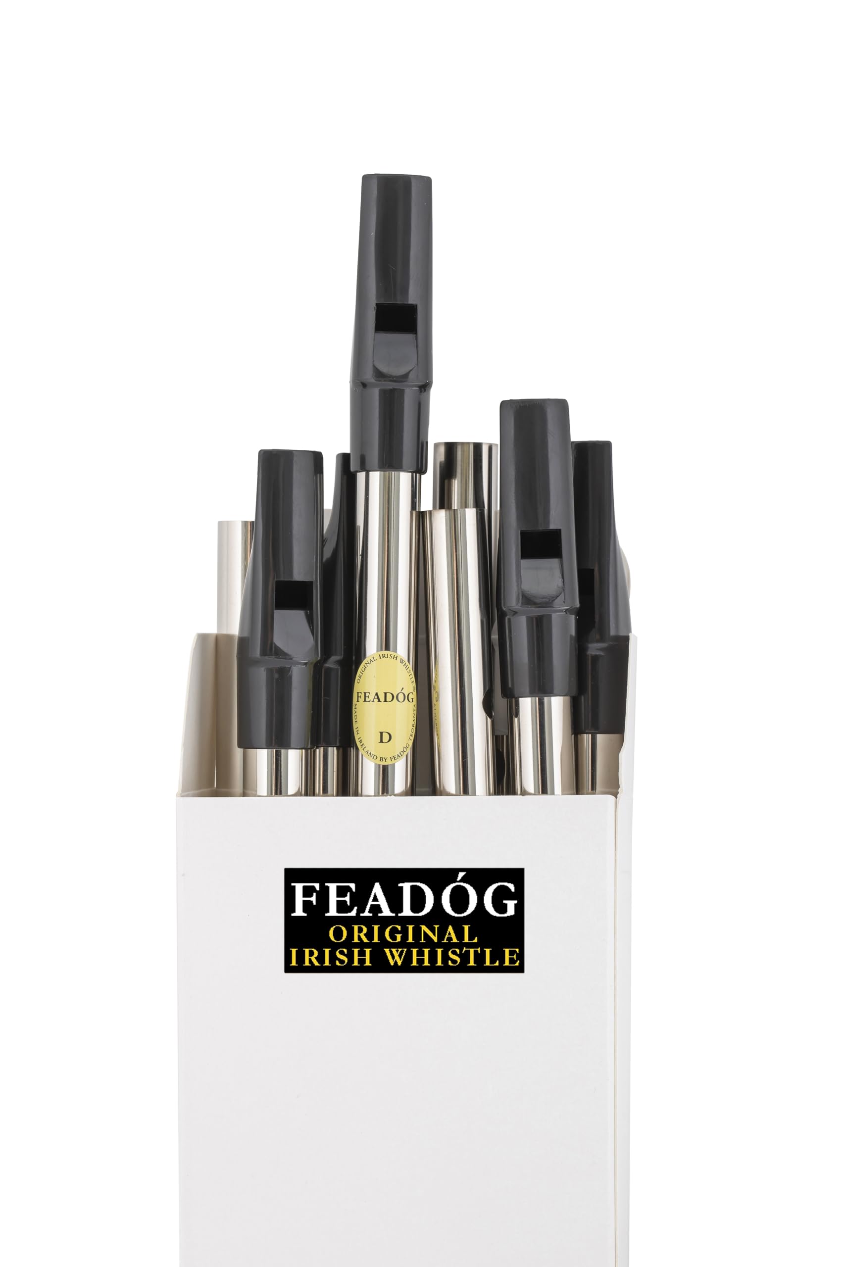 Feadog Nickel D Whistles (Box of 10) FW10