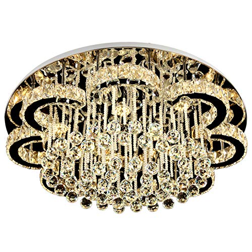 Eurotondisplay Euroton LED Pendelleuchte Kristall 6019-80cm mit...