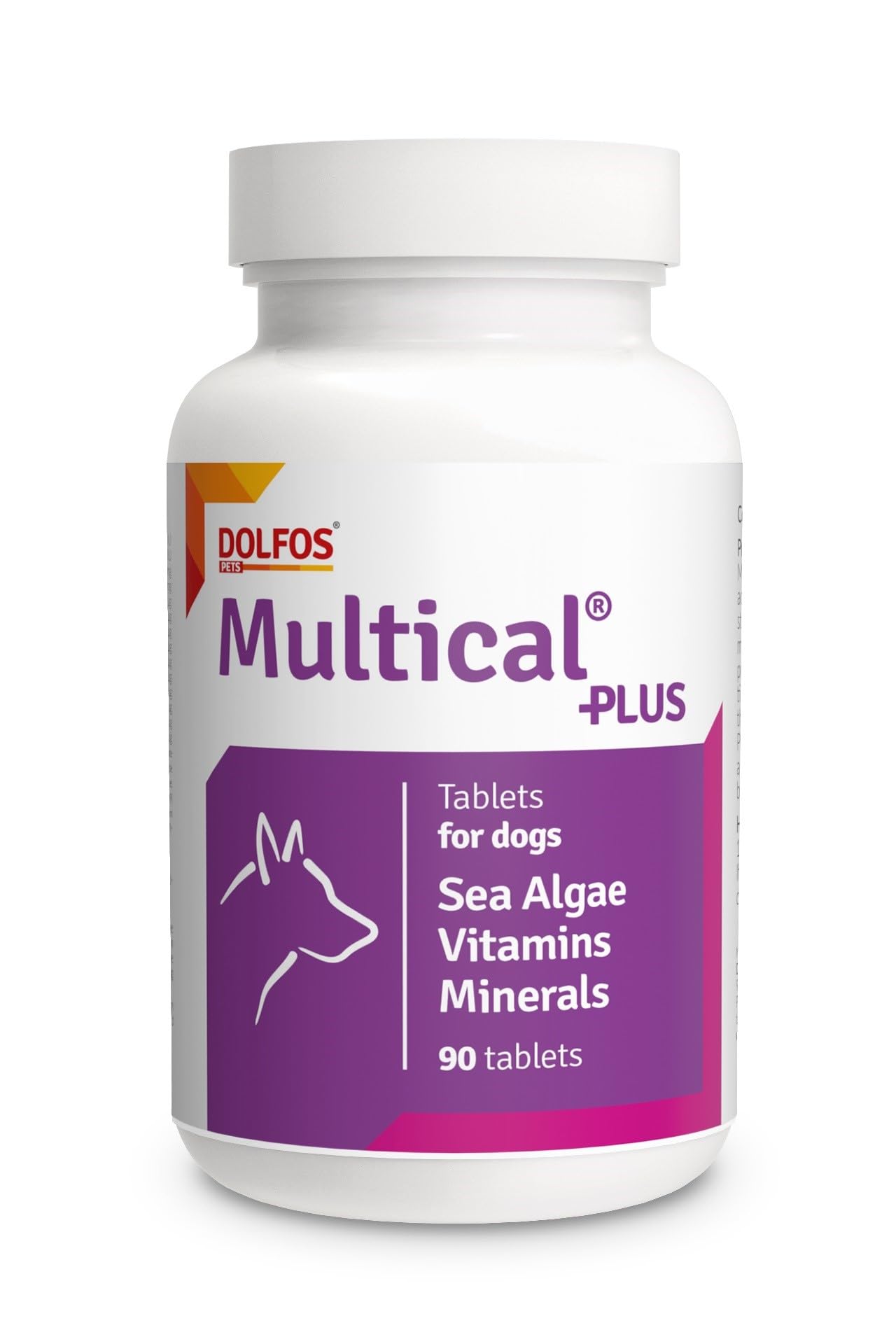 Multical Plus 90 tab Natural Multivitamins Calcium Prebiotics Specially Pregnant Nursing Dogs