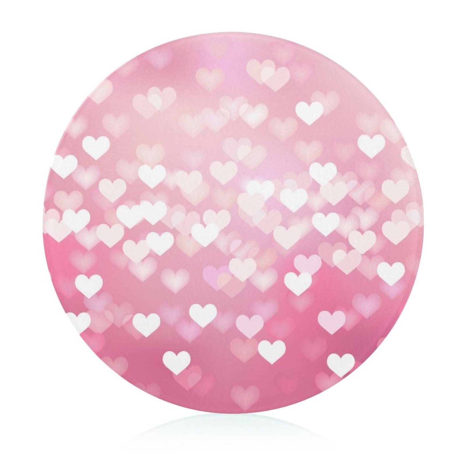Planche en verre Amour Rose pour préparer le petit-déjeuner au quotidien