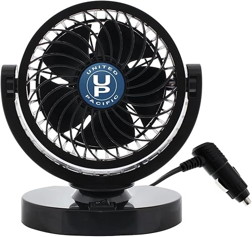 CTW Universal Mini Negro 12 Voltios Ventilador Turbo Ventilador CocheCamión Interior Dash Mount