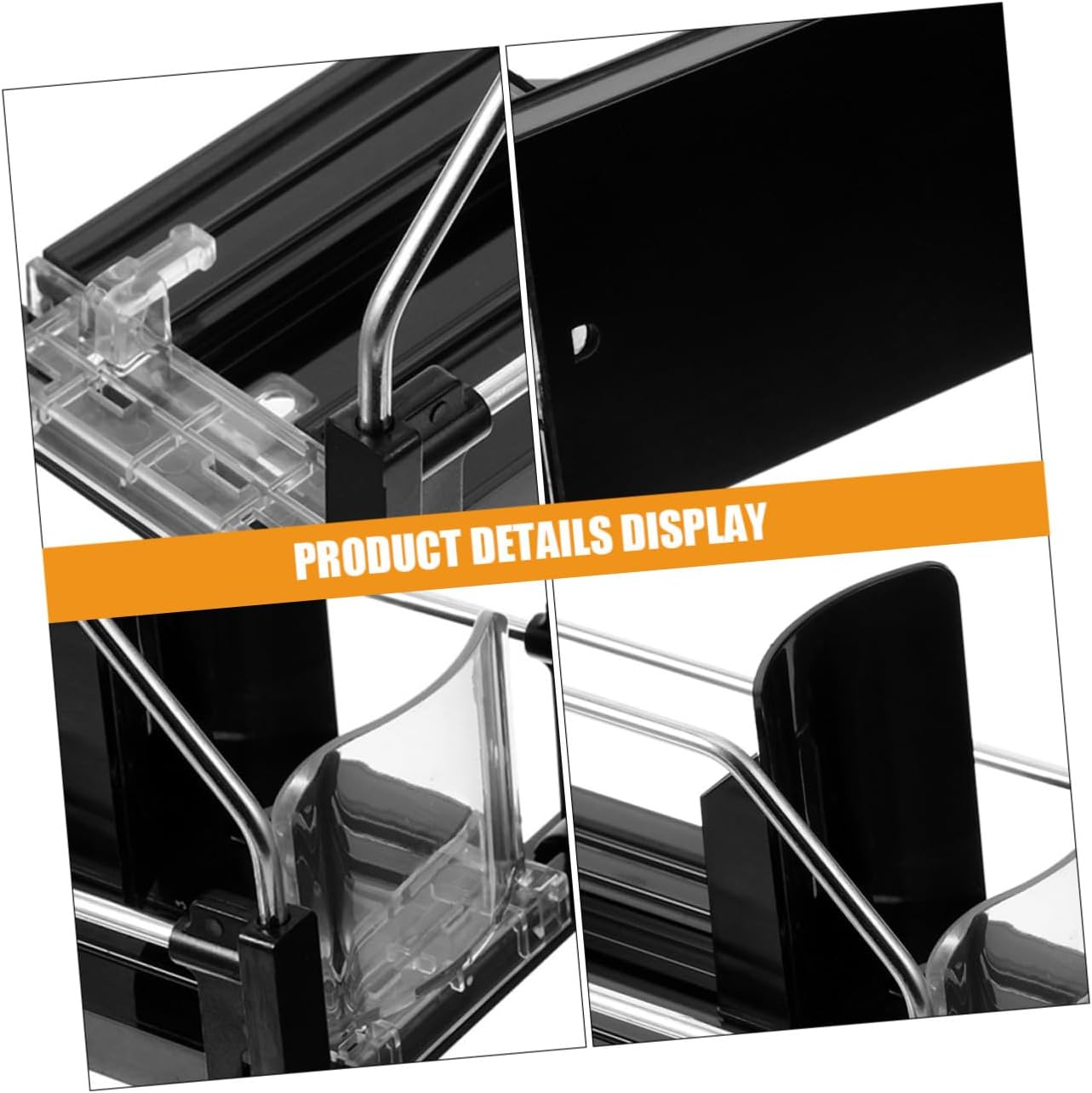 2pcs Automatic Pusher Can Organizer Smooth Fridge Soda Dispenser Easy Install Beverage Organizer for Neat Drink Storage