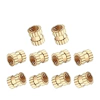 Vista 11 de Tuercas moleteadas de rosca hembra M3x3mm, 200 piezas Hx4mm OD latón roscado inserción tuercas de inserción hidráulica soldada junta junta surtido