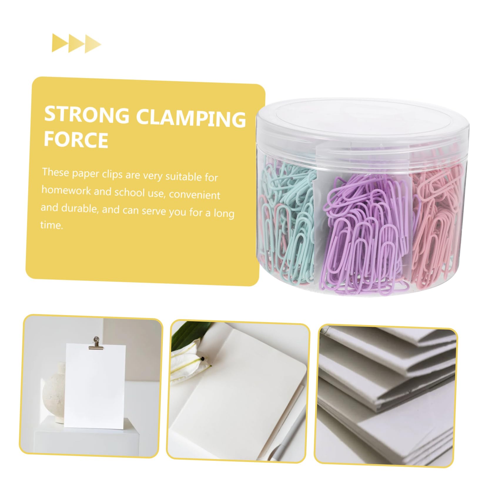 SHINEOFI 4 Set Clip Di Carta Divertenti Porta Graffette Da Scrivania Clip Di Immersione Cartelline Portadocumenti Faldoni Portadocumenti Marcatura Graffette Mini Graffette 540 Pezzi * 4