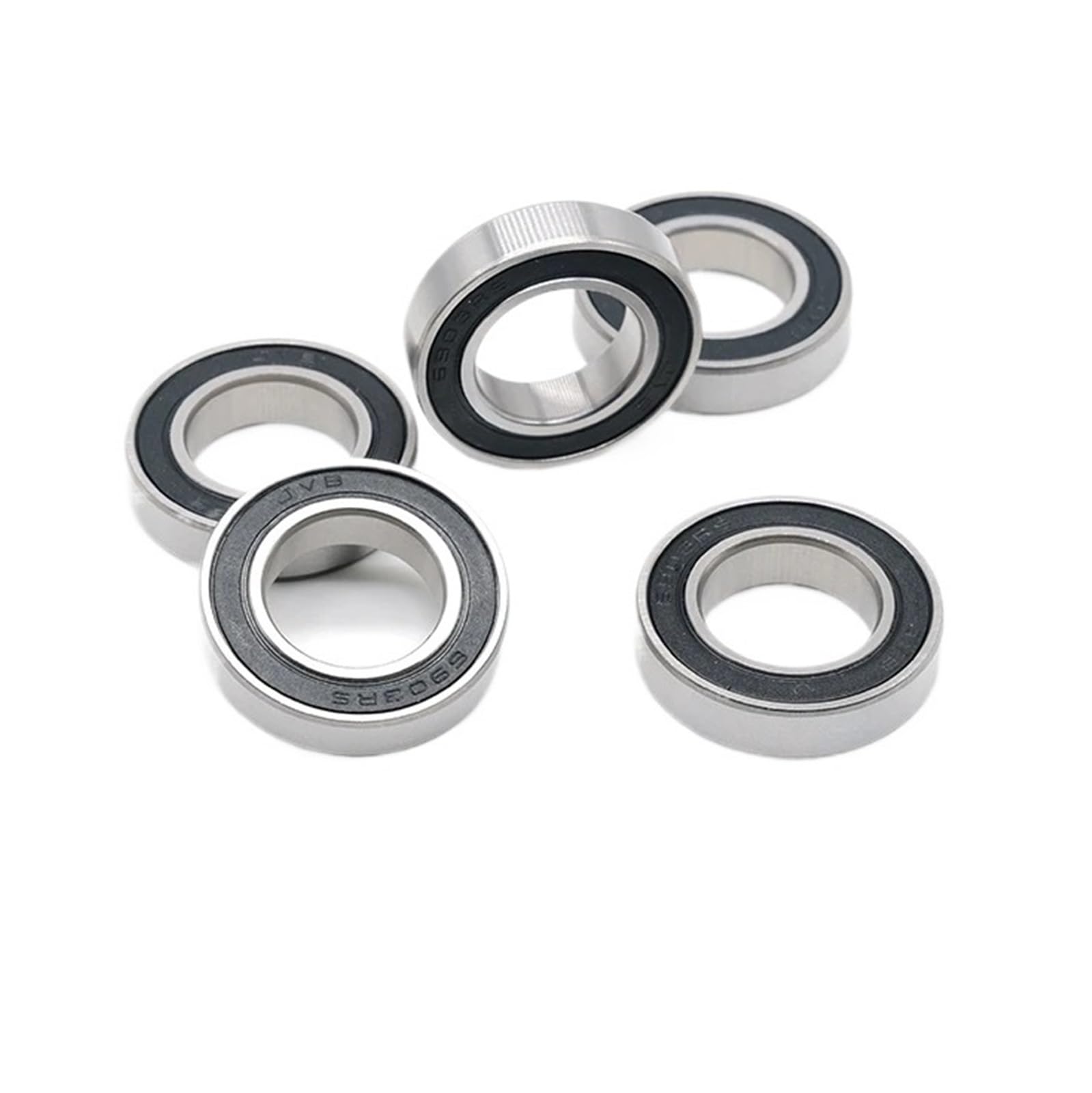 Lot de 10 roulements à billes gorge profonde, section mince, 6800RS, 6804RS, 6801RS, 6803RS, 6800, 6804, 6801, 6803, 2RS(6803RS-17x26x5mm)