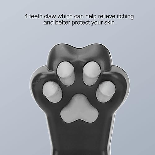 Miniatura 4 de Lindo rascador telescópico de acero inoxidable extensible, juego de rascador de espalda, rascador de espalda, rascadores de espalda de garra de