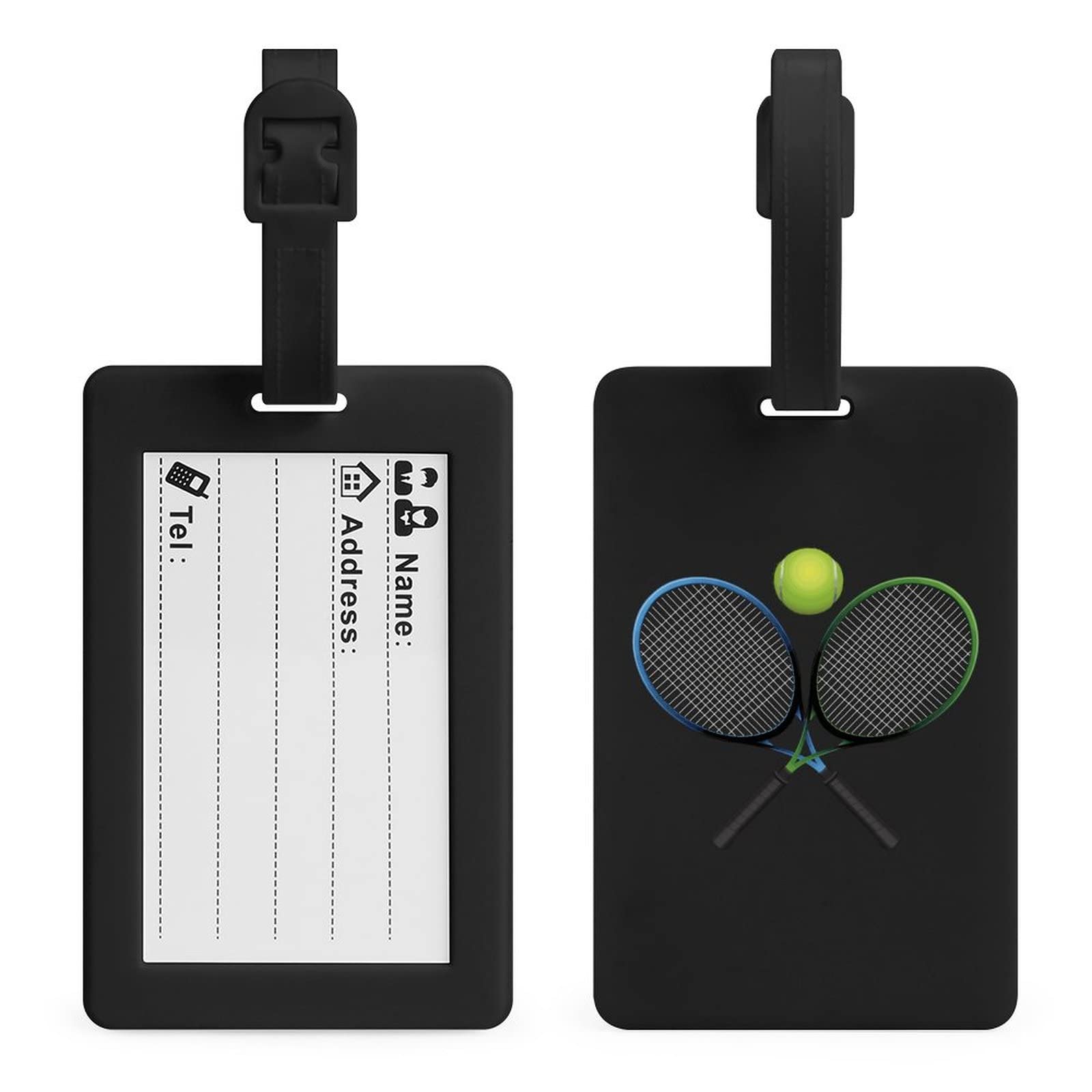 Amazon.co.jp: ネームタグ テニス テニスラケット スポーツ 荷物タグ