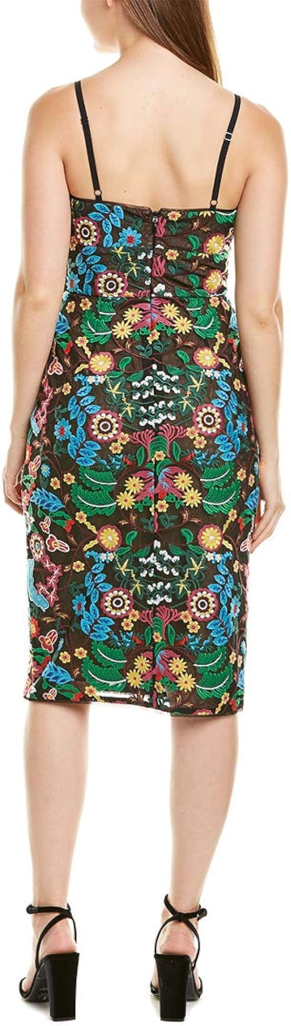 Bcbgmaxazria floral appliqué midi dress Clearance