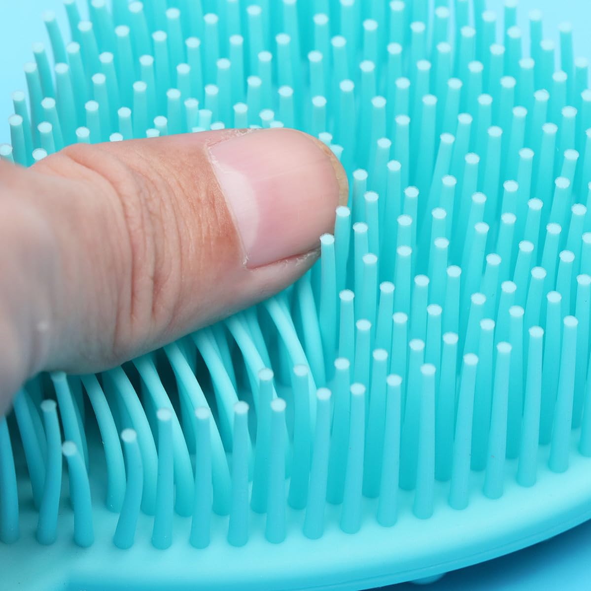 Adorainbow 2 Stück Herzförmige Silikon Badebürste mit Langem Griff Doppelseitig Weiche Borsten Peeling und Massagefunktion für Sanfte Körperreinigung unter Dusche