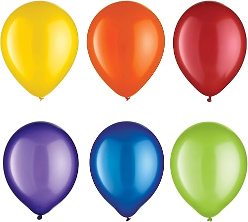 Miniatura 5 de Amscan Globos de plástico de látex perlados 11325108 paquete de 72 globos de decoración de fiesta de 12 pulgadas