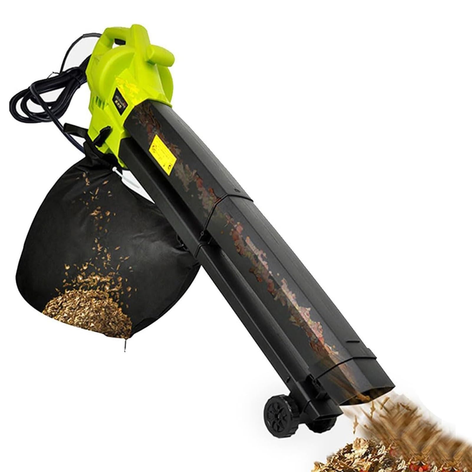 Soplador De Hojas De Mano, Soplador De Hojas For Jardinería, Aspirador Soplador De 3000 W, Aspirador Inalámbrico Liviano De 150 CFM Con Bolsa Recolectora For Recolección Hojas Jardinería
