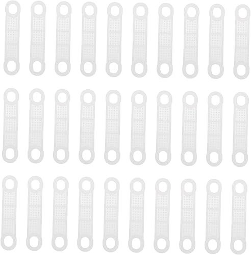 50 tiras de silicona para colgar de madera, agarres de goma para colgar con cinta no colgada, accesorios de armario con agarre de goma, tiras para