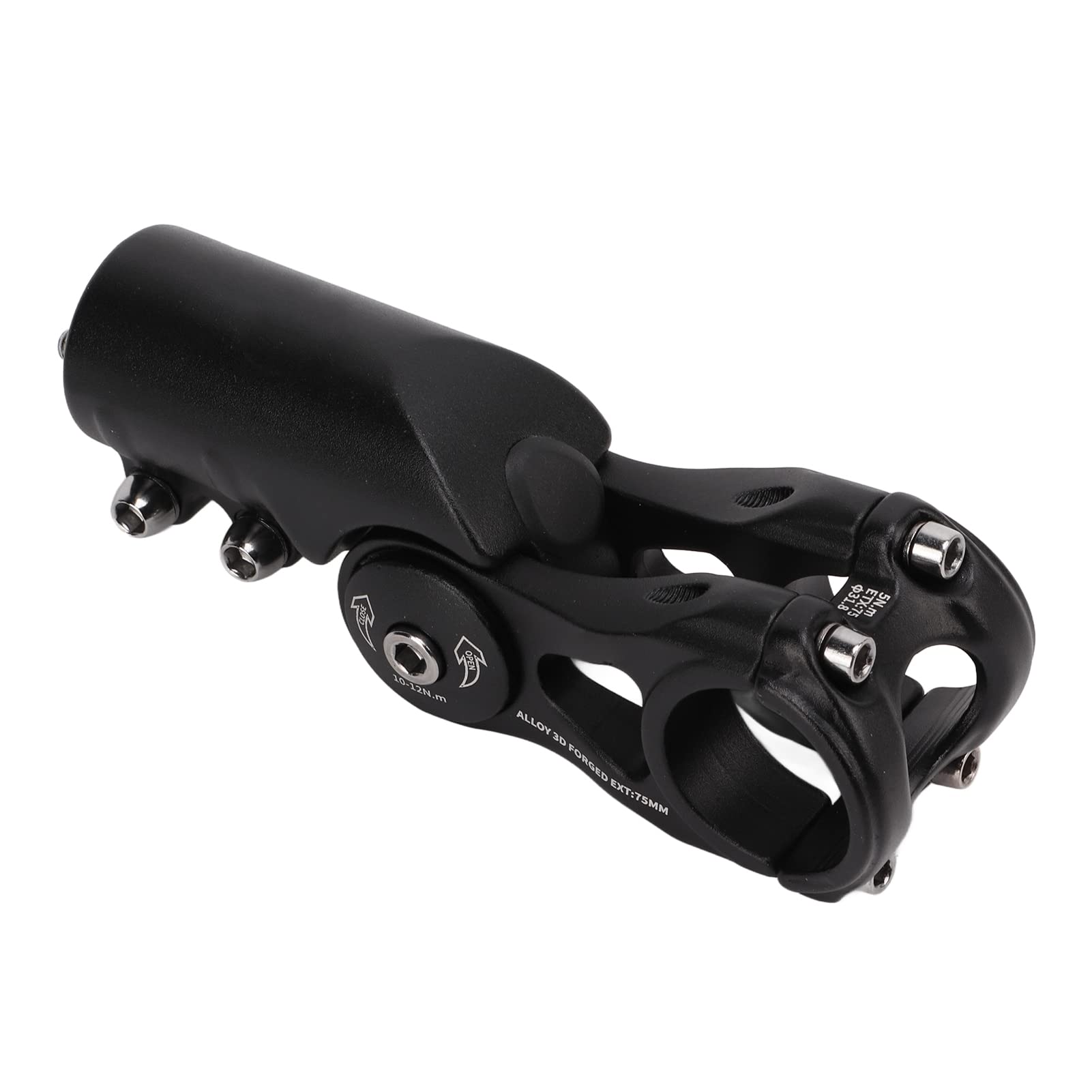 Mostek rowerowy kątowy regulowany, podwyższający 31,8 mm aluminiowy mostek kierownicy roweru górskiego do roweru szosowego 75 mm 145 mm 348 g