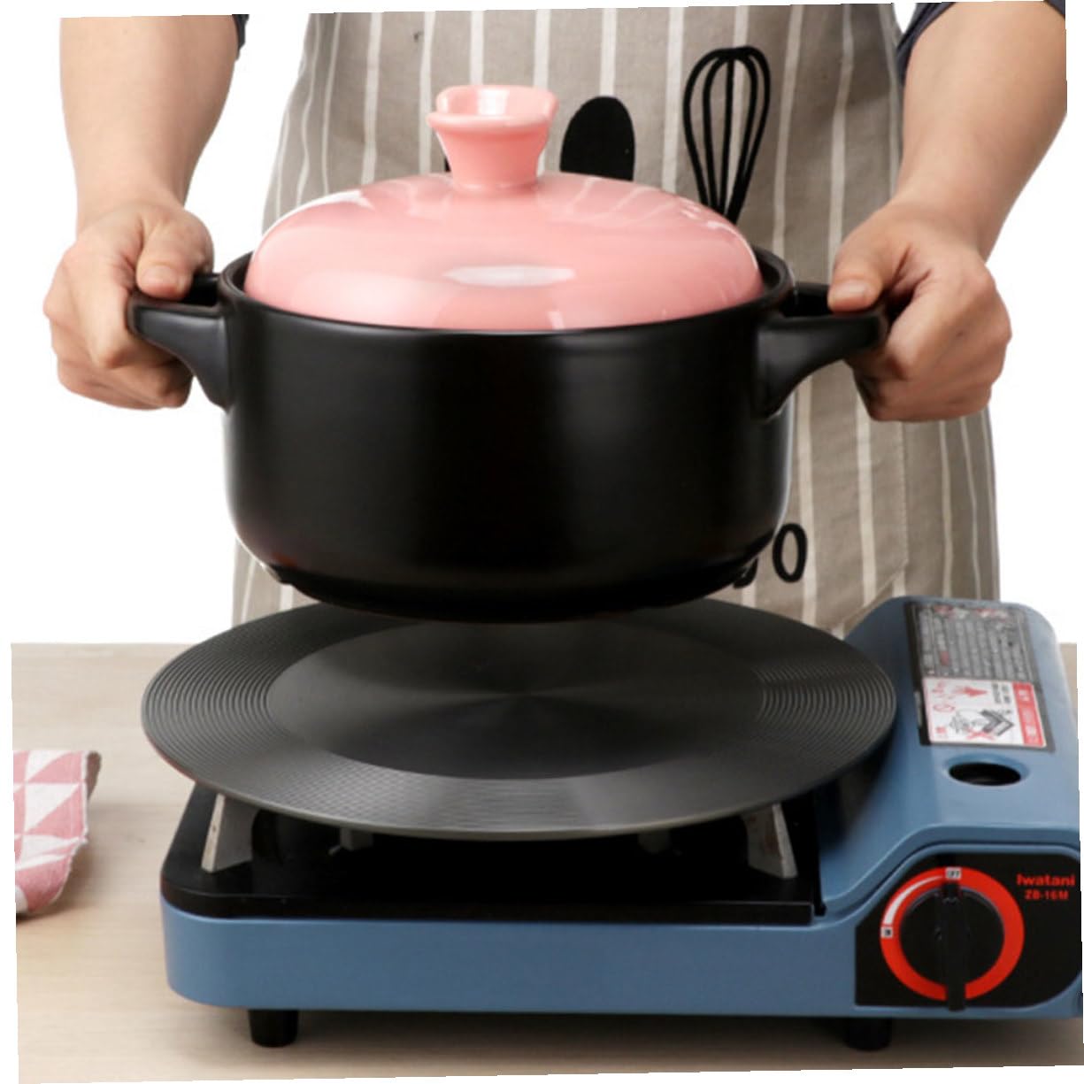 Difusor de Calor para Estufa de Gas Placa de Conducción Uniforme Aluminio para Cocina Bandeja Descongelante Multifuncional para Protección y Distribución Térmica