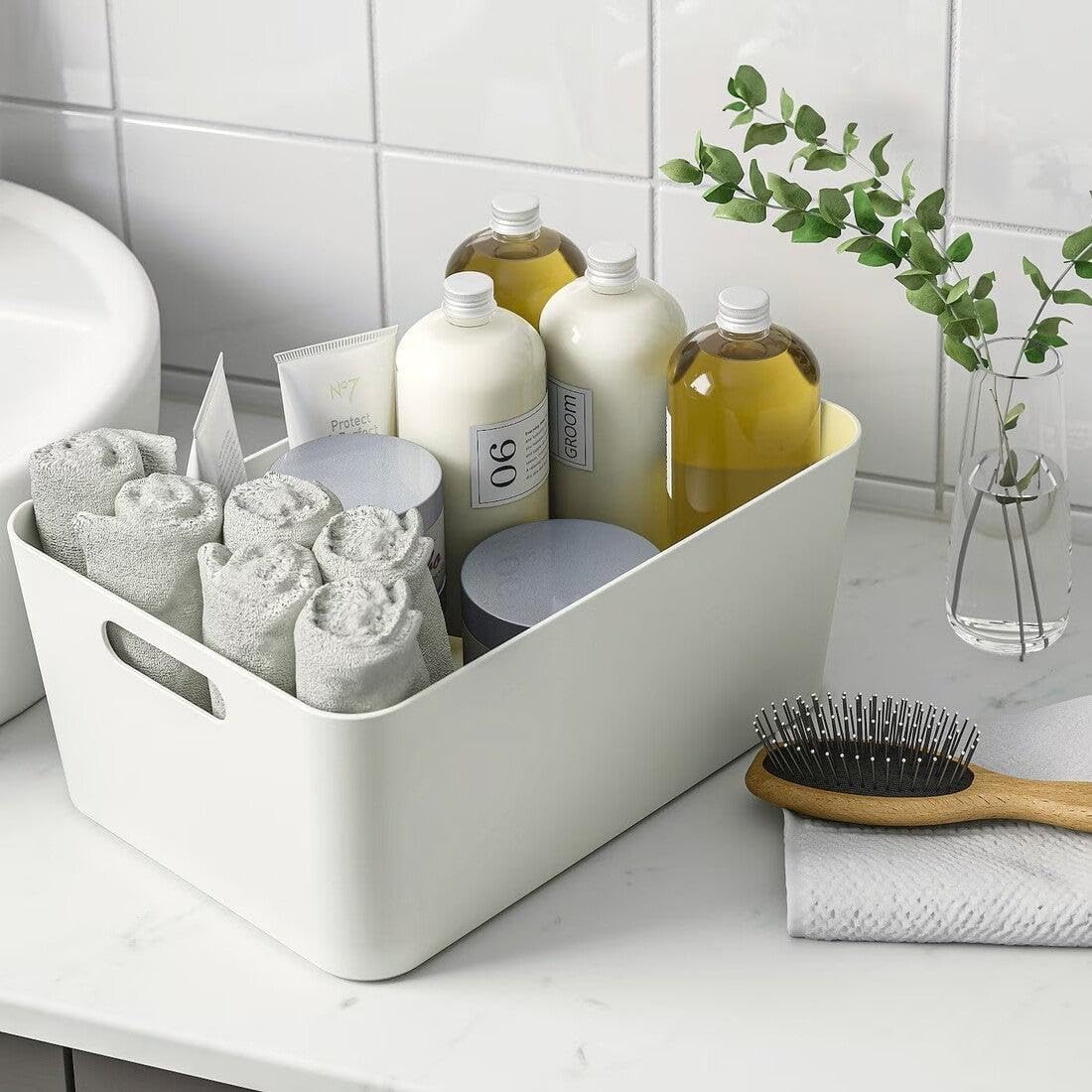 Amazon.co.jp: IKEA イケア ボックス ホワイト 34x24cm m20546472