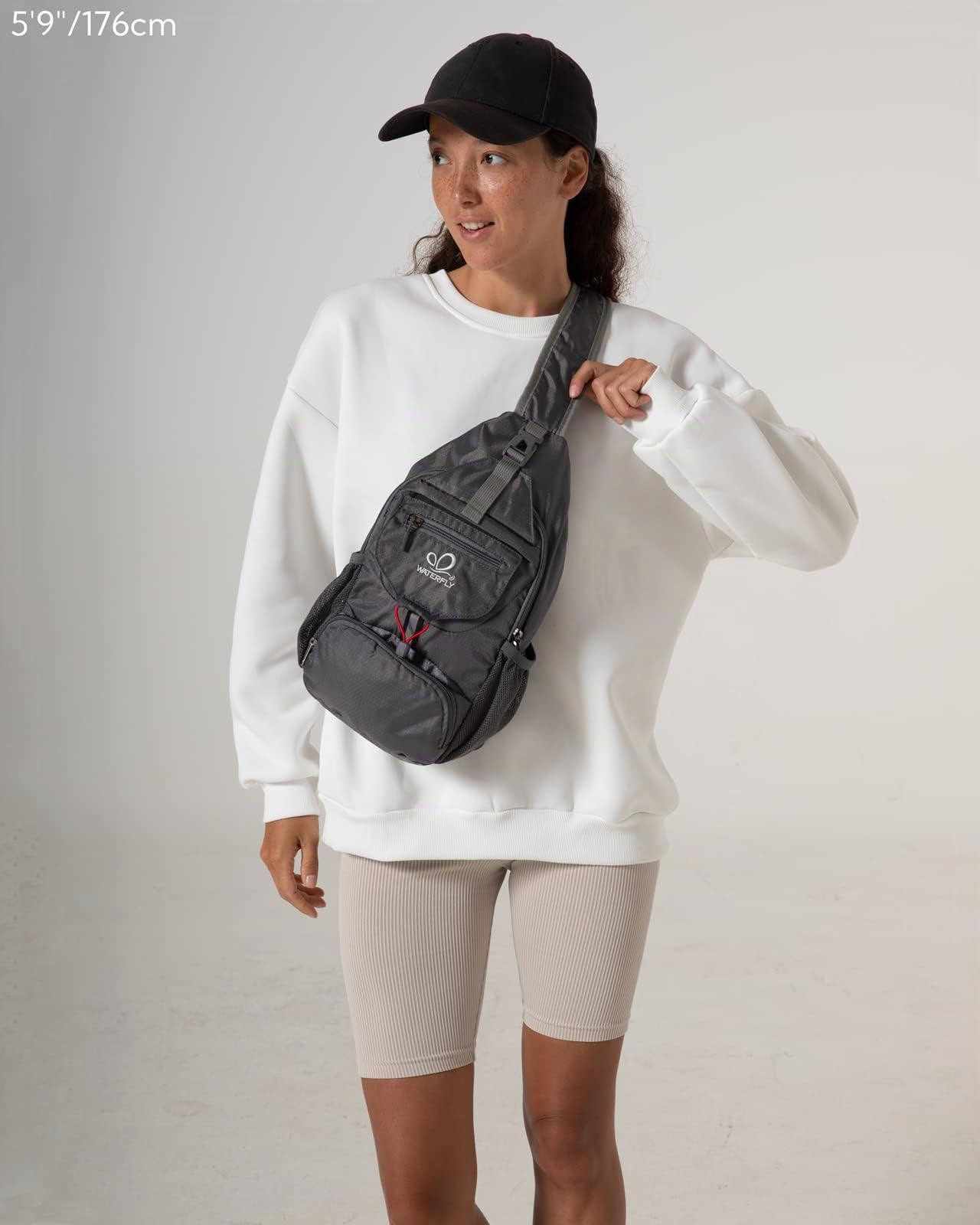 Waterfly Mochila Cruzada Plegable Pequeña Bolso de Hombro para Senderismo Viajes